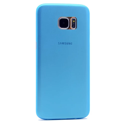 Galaxy S7 Edge ile Uyumlu Slim Cover Açık Mavi ürün görseli 1