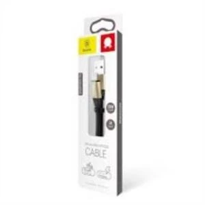 Baseus Two-in-one Portable Cable Micro Usb + Lightning Tek Kablo Gold - Resim 2