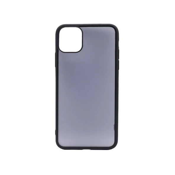 iPhone 11 Pro ile Uyumlu Ice Silikon Kılıf Siyah ürün görseli 1
