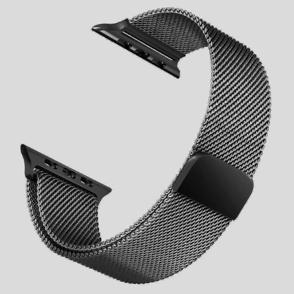 Apple Watch ile Uyumlu 42-44mm Metal Kordon Gri ürün görseli 1