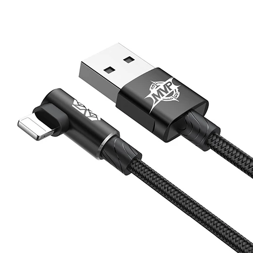 Baseus Lightning 1 Metre MVP Kablo Siyah ürün görseli 1