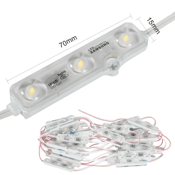 SAMSUNG Modül Led 3Lü 12V IP68 Beyaz ürün görseli 1