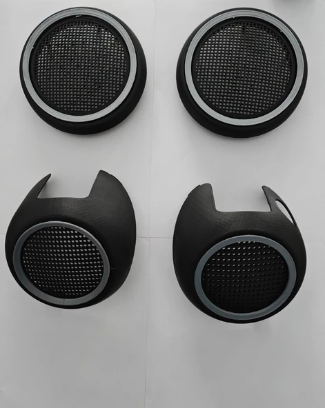 Mini Cooper S R55 R56 R57 R58 R59  Ön Kapı Üst Alt  Hoparlör Kapağı 4 Lü Tam Set 51412753333 51412756567 ürün görseli 1