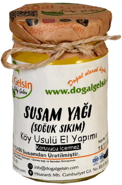 Doğal Gelsin Susam Yağı (Soğuk Sıkım) - 100 ml ürün görseli 1