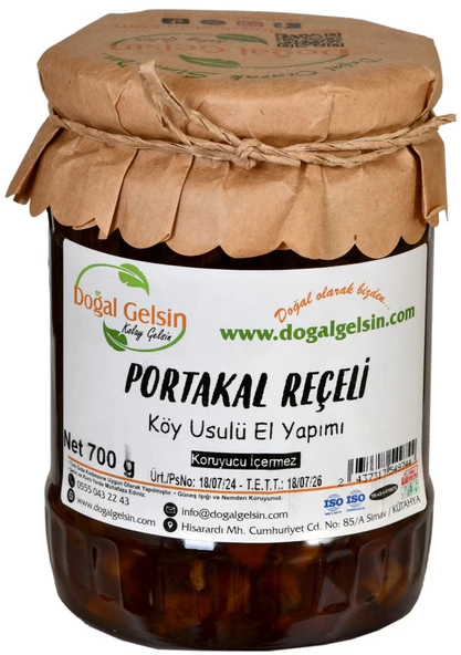 Doğal Gelsin Portakal Reçeli - 700 gr ürün görseli 1