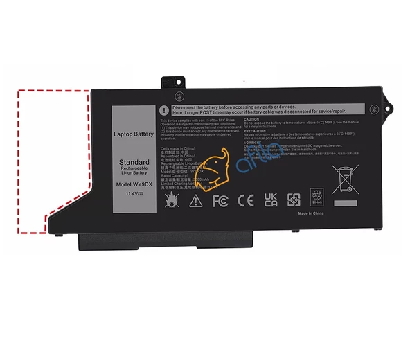 Dell P137G, P137G001 Notebook Bataryası, Laptop Pili - Ver.1 - 3 Cell ürün görseli 1