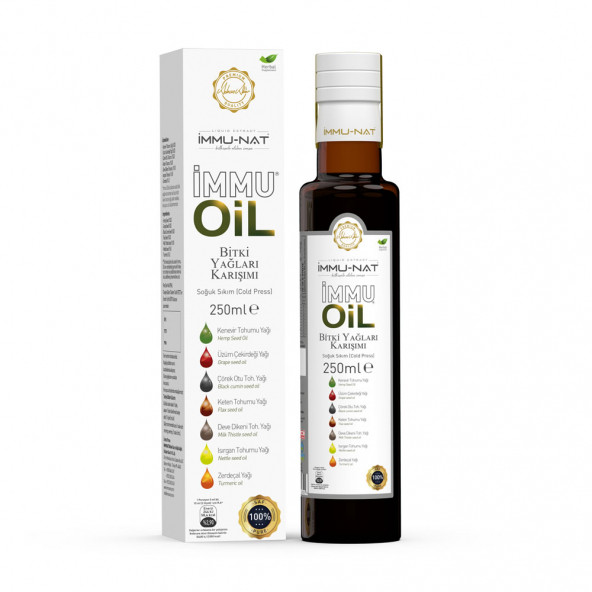 İmmunat İmmuoil Bitki Yağları Karışımı 250 ml ürün görseli 1
