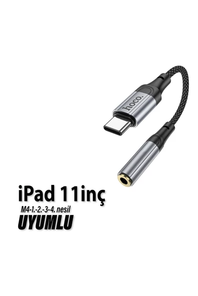 iPad 11 inç M4 1. 2. 3. 4. nesil Uyumlu Kulaklık Dönüştürücüsü Type-C Çevirici Aparat ürün görseli 1