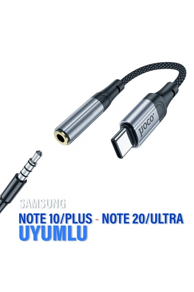Samsung Note 10-10 Plus Note 20-20 Ultra 3.5mm Çevirici Jack Aparat Kulaklık Dönüştürücü Type-C ürün görseli 1