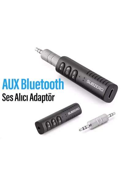 Araç Aux / Oto Teyp Aux Kablosuz Bağlantı Bluetooth Yapma Kiti ürün görseli 1