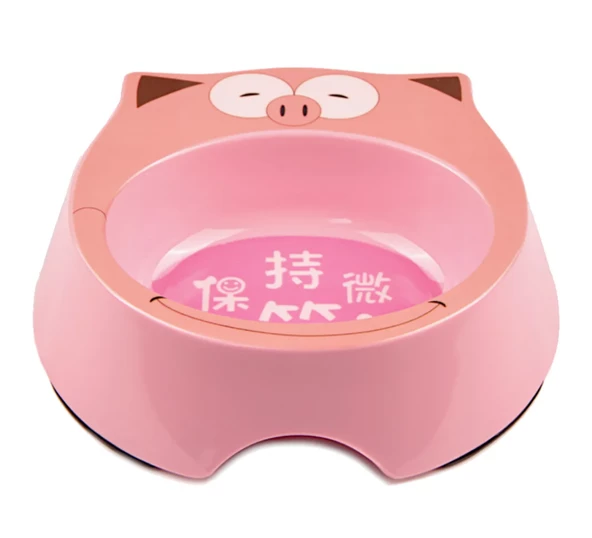 Bobo Kedi Köpek Mama Su Kabı BO-3146A5 270 ML Pembe ürün görseli 1