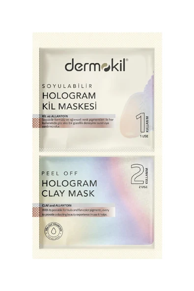 Dermokil Soyulabilir Hologram Maske 2* 7.5 ml ürün görseli 1