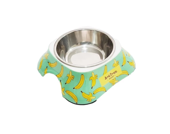 Bobo Kedi Köpek Melamin Mama Su Kabı BO-3138H(A5) 150 ML Banana ürün görseli 1