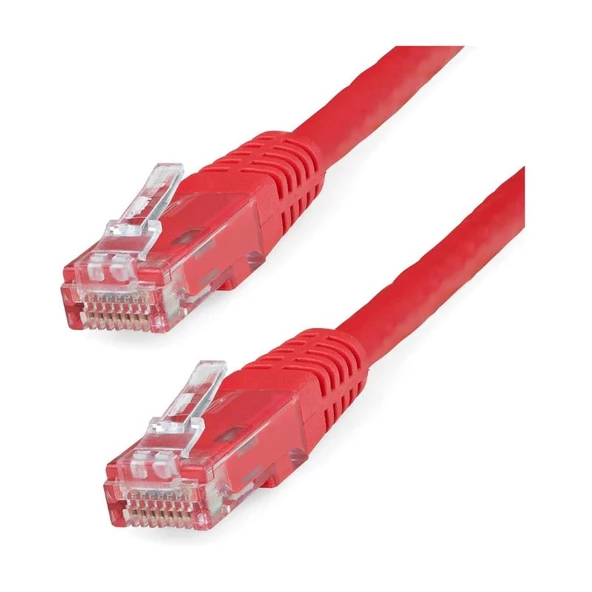 Elitstore Cat6 Patch Kablo 2 Metre, Kırmızı ürün görseli 1