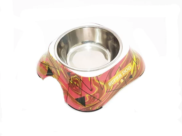 Bobo Kedi Köpek Melamin Mama Su Kabı BO-3138H(A5) 150 ML Renkli ürün görseli 1