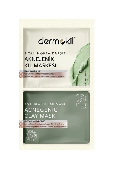 Dermokil Siyah Nokta Karşıtı Kil Maske 2* 7.5 ml ürün görseli 1
