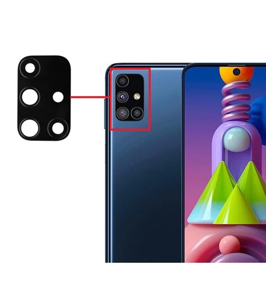 SAMSUNG M51 ARKA KAMERA LENSİ ürün görseli 1