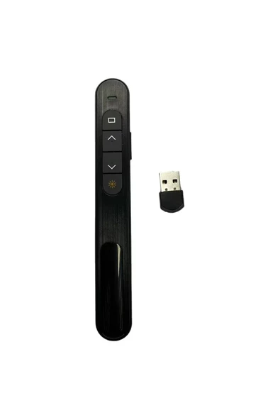 Kablosuz Lazerli Sunum Kumandası Çok Fonksiyonlu Lazer Pointer Ergonomik Gelişmiş Sunum Deneyimi ürün görseli 1