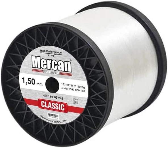 Mercan 1kg Bobin Beyaz Misina - Resim 2