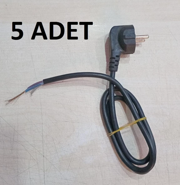 ERKEK UÇLU POWER KABLOSU (5 ADET BİR ARADA ) ( KAMERA ADAPTÖR BAĞLAMA KABLOSU ) ürün görseli 1