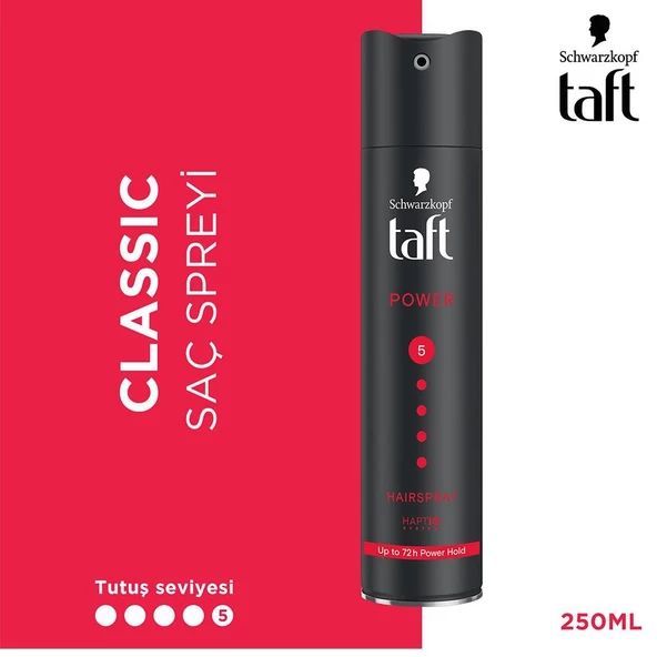 Taft Saç Spreyi 5-Power 250ml Up To 72h ürün görseli 1
