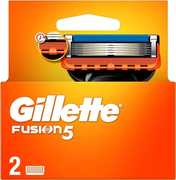 Gillette Fusıon Tıraş Bıçağı 5 Bıçaklı 2'li Yedek ürün görseli 1