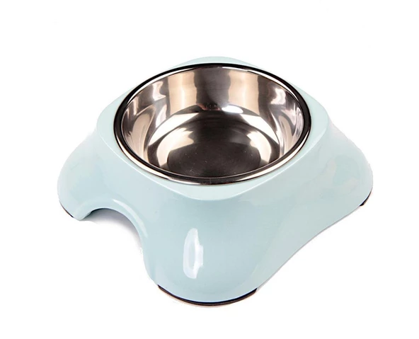 Bobo Melamin Kedi Köpek Mama Su Kabı BO-3138A5 150 ML Mavi ürün görseli 1