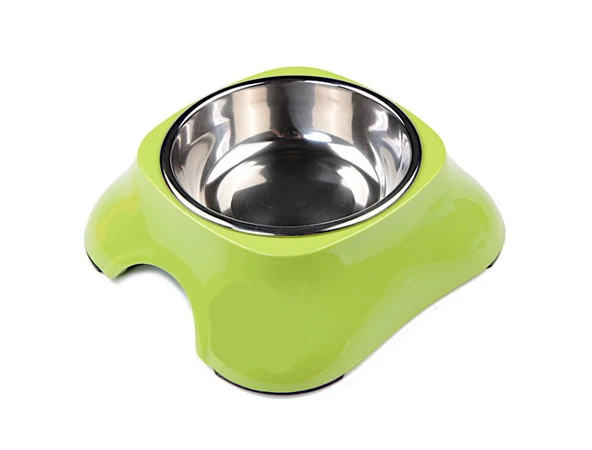 Bobo Melamin Kedi Köpek Mama Su Kabı BO-3138A5 150 ML Yeşil ürün görseli 1
