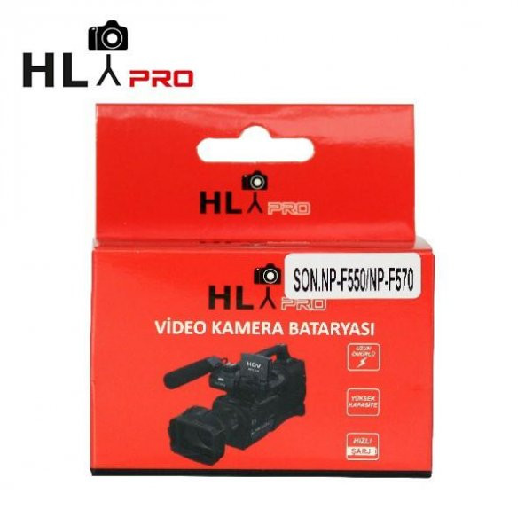 Hlypro Sony MC2000 için NP-F550/570 Batarya - Resim 3