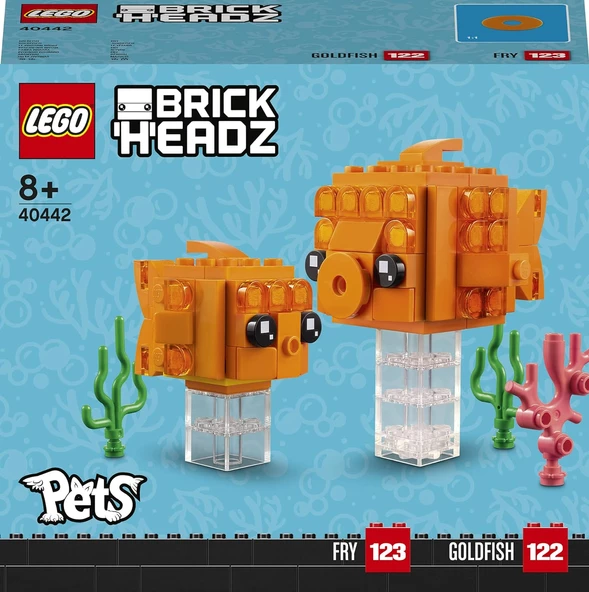 LEGO BrickHeadz 40442 Evcil Hayvanlar Akvaryum Balığı ürün görseli 1