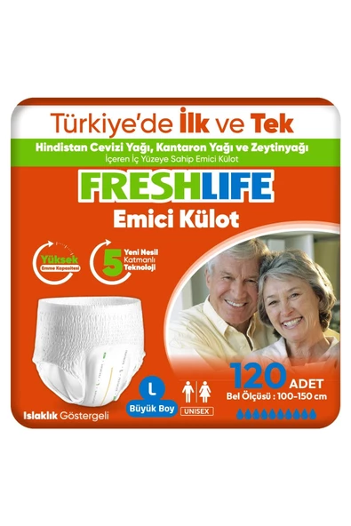Freshlife Emici Külot Hasta Bezi L 4 x 30'lu ürün görseli 1