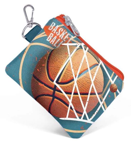 Coral High Nefti Turuncu Basketbol Bozuk Para Cüzdanı - Erkek Çocuk ürün görseli 1