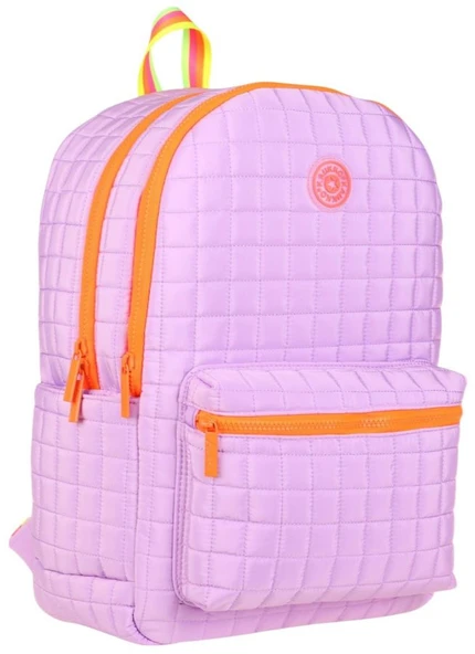 Kaukko Kids Lila Turuncu Kız Çocuk Ortaokul ve Günlük Sırt Çantası ürün görseli 1