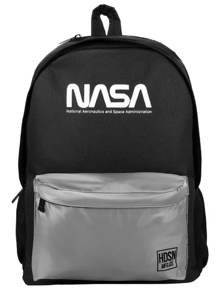 Me Çanta Nasa Gümüş Cep Detaylı Okul ve Günlük Sırt Çantası ürün görseli 1