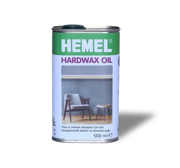 Hemel Hardwax Oil Bakım ve Koruma Yağı 500ml  EnglishColor ürün görseli 1