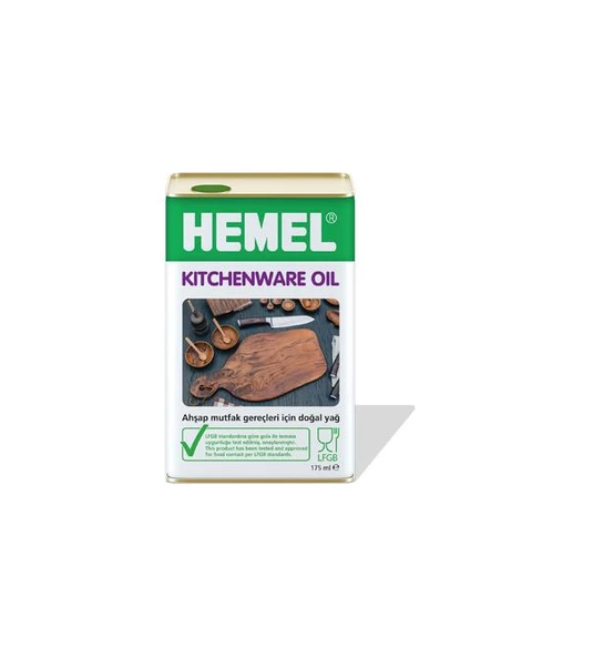 Hemel Kitchenware Oil Ahşap Mutfak Gereçleri Yağı Şeffaf 175ml  0.175lt ürün görseli 1