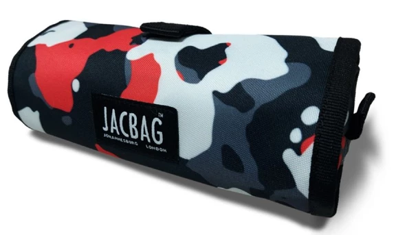 Jacbag Kırmızı Kamuflaj Senior Sanatsal Rulo Organizer Kalem Çantası (Erkek) ürün görseli 1