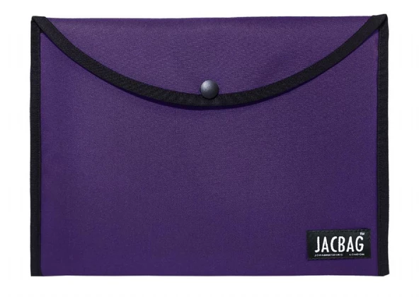 Jacbag Mor Kadın A4 Çıtçıtlı Dosya Defter Tablet ve Evrak Çantası ürün görseli 1