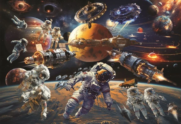 Anatolian 700 Parça XL Space Jam Uzay Puzzle - Michele Farella ürün görseli 1