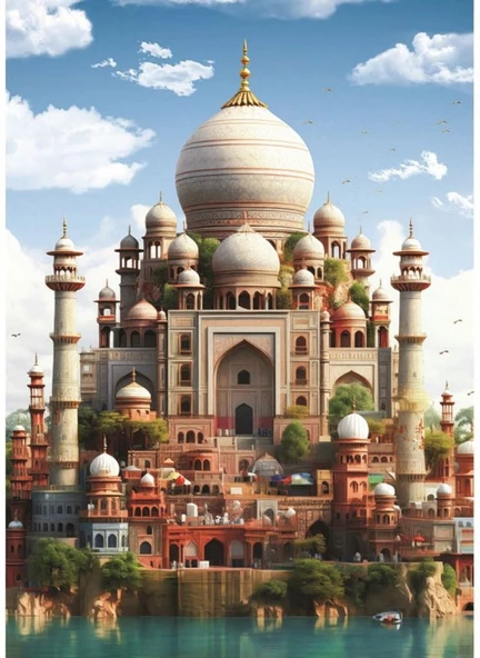 Anatolian 1500 Parça Tac Mahal Puzzle - Yasin Yaman ürün görseli 1