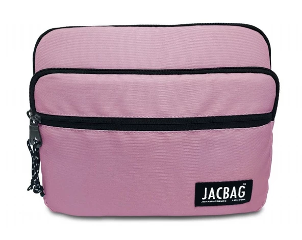 Jacbag Açık Pembe Üç Cepli Tablet Telefon Not Defteri El Çantası - Kız Çocuk/Kadın ürün görseli 1