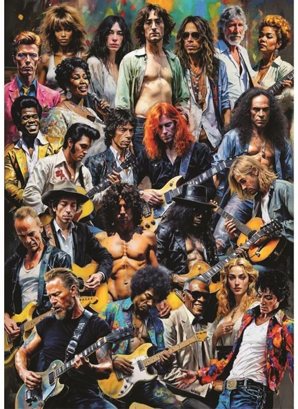 Anatolian 1500 Parça Rock Stars Puzzle - Serhat Filiz ürün görseli 1