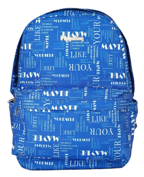Pippa Maybe Mavi Laptop Bölmeli Okul Seyahat ve Günlük Sırt Çantası - Erkek ürün görseli 1