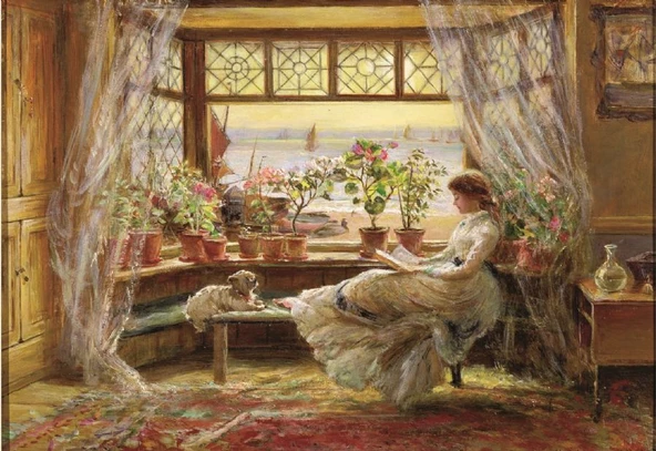 Anatolian 1000 Parça Pencere Keyfi Puzzle - Charles James ürün görseli 1