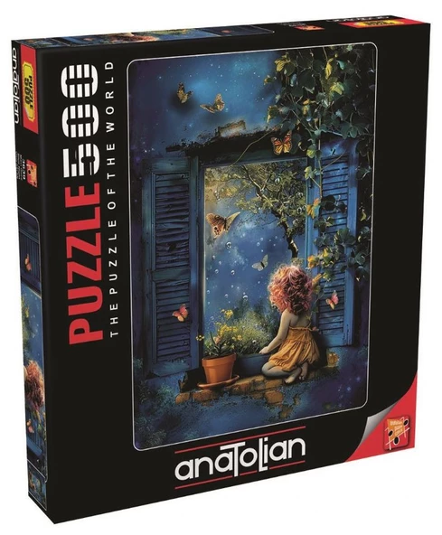 Anatolian 500 Parça Mavi Gece Puzzle - Onur Aslan ürün görseli 1