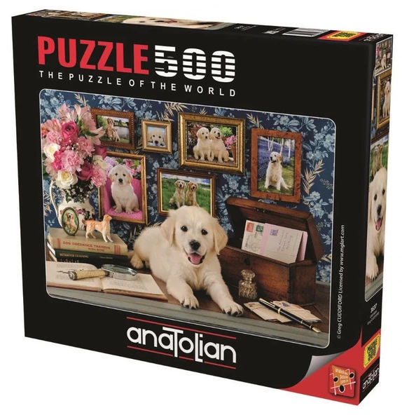 Anatolian 500 Parça Labrador Köpekler Puzzle - Greg Cuddiford ürün görseli 1