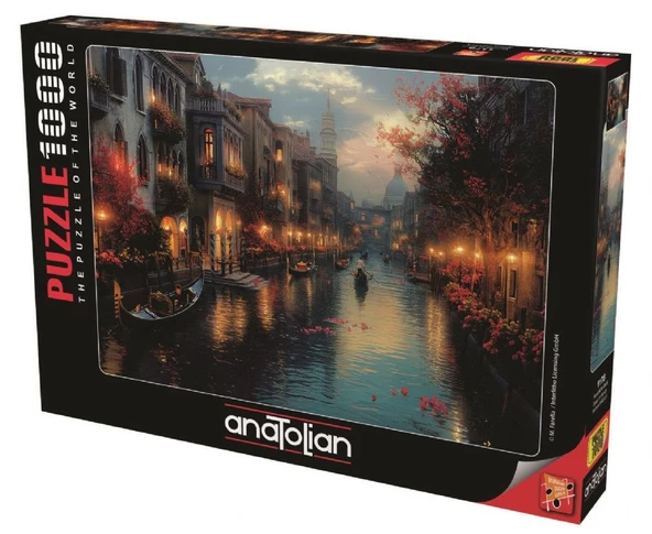 Anatolian 1000 Parça Venedik'te Gece Puzzle - Michele Farella ürün görseli 1