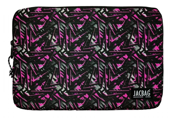 Jacbag Pembe Geometrik A4 Evrak Notebook ve Tablet Taşıma Çantası/Kılıfı ürün görseli 1