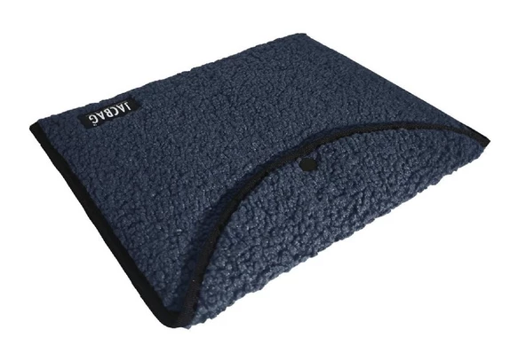 Jacbag Teddy Peluş Gri Çıtçıtlı Erkek Dosya Çanta (Kitap Defter Tablet Notebook) ürün görseli 1