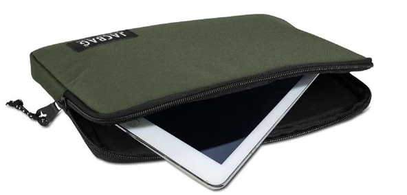 Jacbag Haki Yeşil Erkek Çocuk/Yetişkin Tablet Çantası/Kılıfı (Suya Dayanıklı Malzeme) ürün görseli 1
